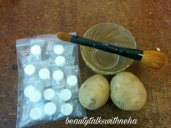 DIY:Homemade potato face mask for clear and glowing skin
